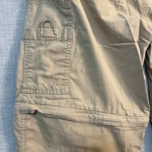 Sonoma Mens Cargo/Convertible Pants Sz.34x30/Khaki/Hiking/Outdoor/Nylon Blend - Picture 7 of 9